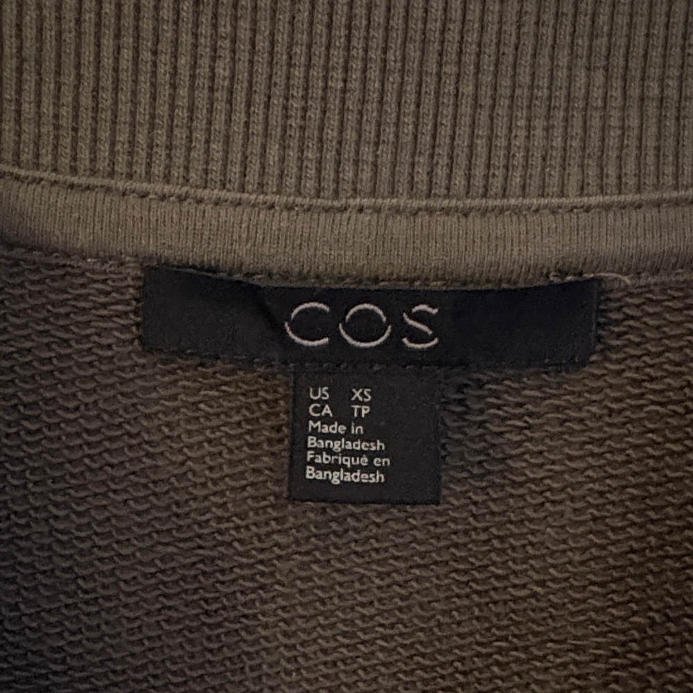 COS Dark Green Crew Neck Sweater - Picture 4 of 4